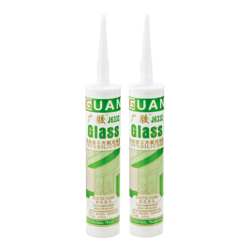Guangjiao J6332 Séalaithe Silicone Gloine Cure Fast Préimh le haghaidh Painéil Mhóra